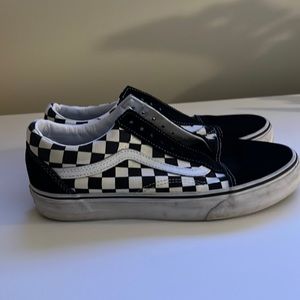 Vans checkered old skool shoes womens 7.5